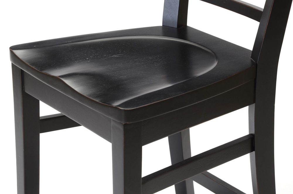 Ethan Allen Black Counter Height Stools