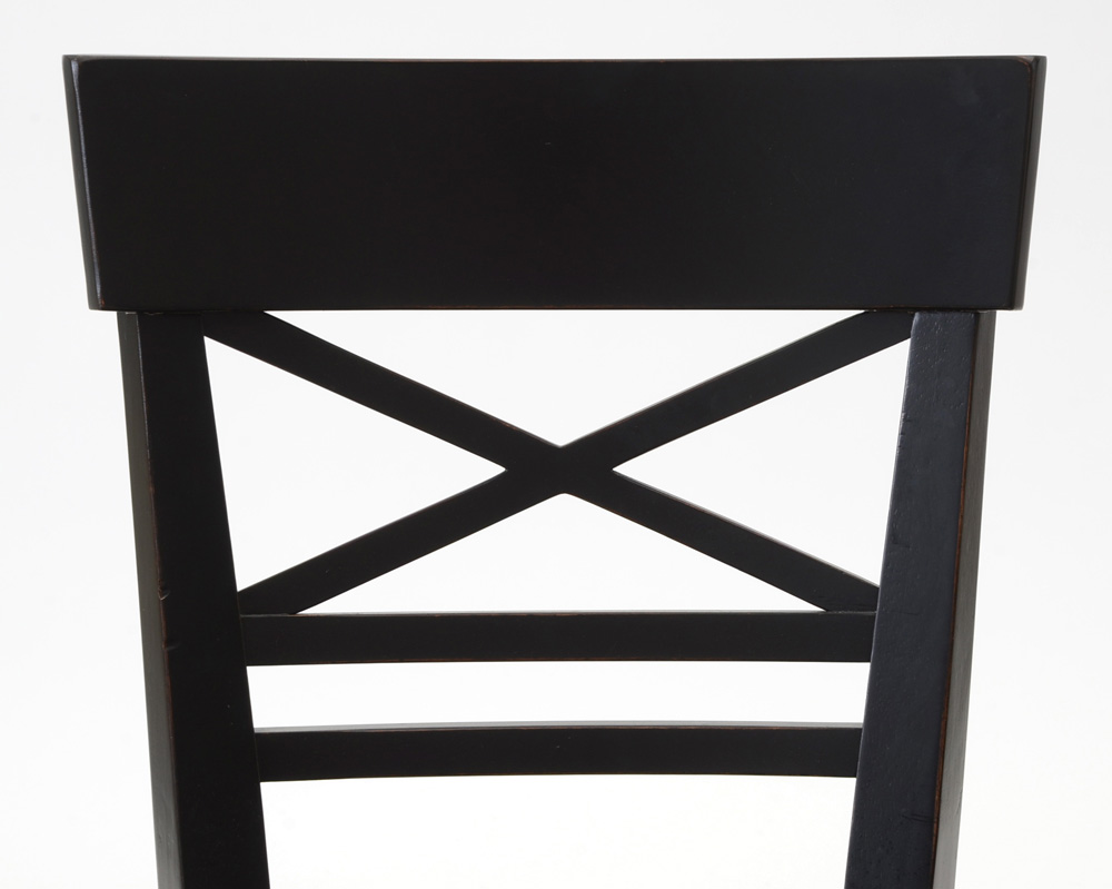 Ethan Allen Black Counter Height Stools