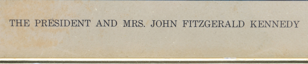 Mid 1960s Chromolithograph of John and Jackie Kennedy