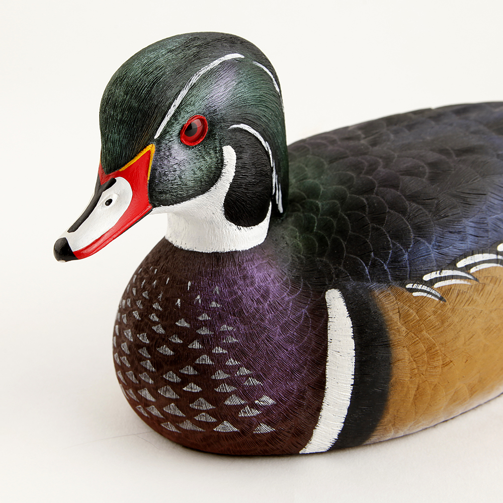Limited Edition Hand Painted Phil Galatas Wood Duck Drake Decoy