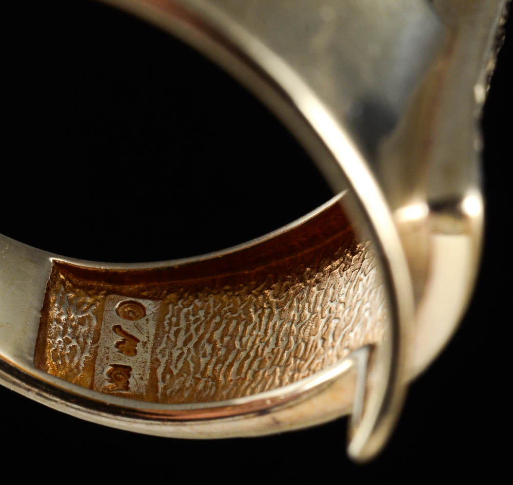 Contemporary 10K Yellow Gold Bypass Ring