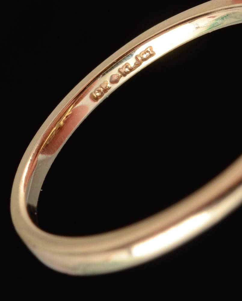 10K Yellow Gold Garnet and Citrine Ring