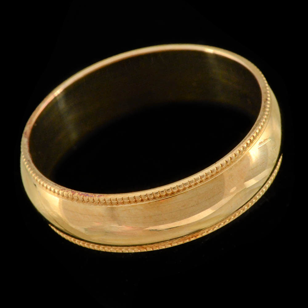 10K Yellow Gold Band