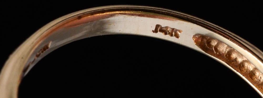 14K Yellow Gold Jadeite Ring