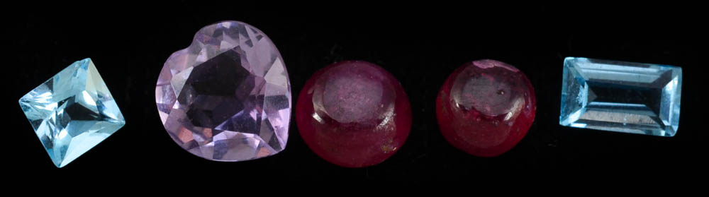 Group of Loose Gemstones