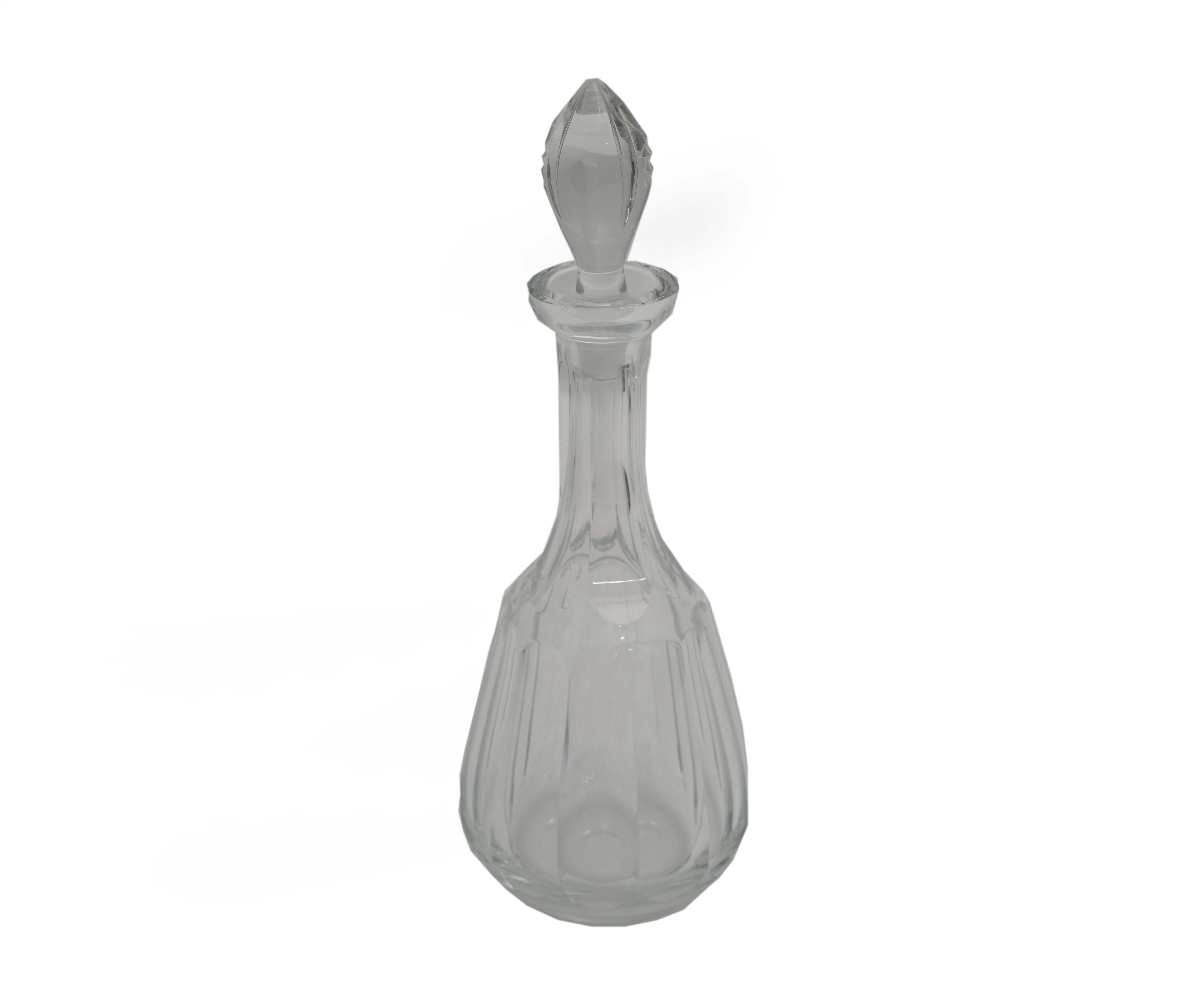 Glass Pitcher, Decanter and Cup Set