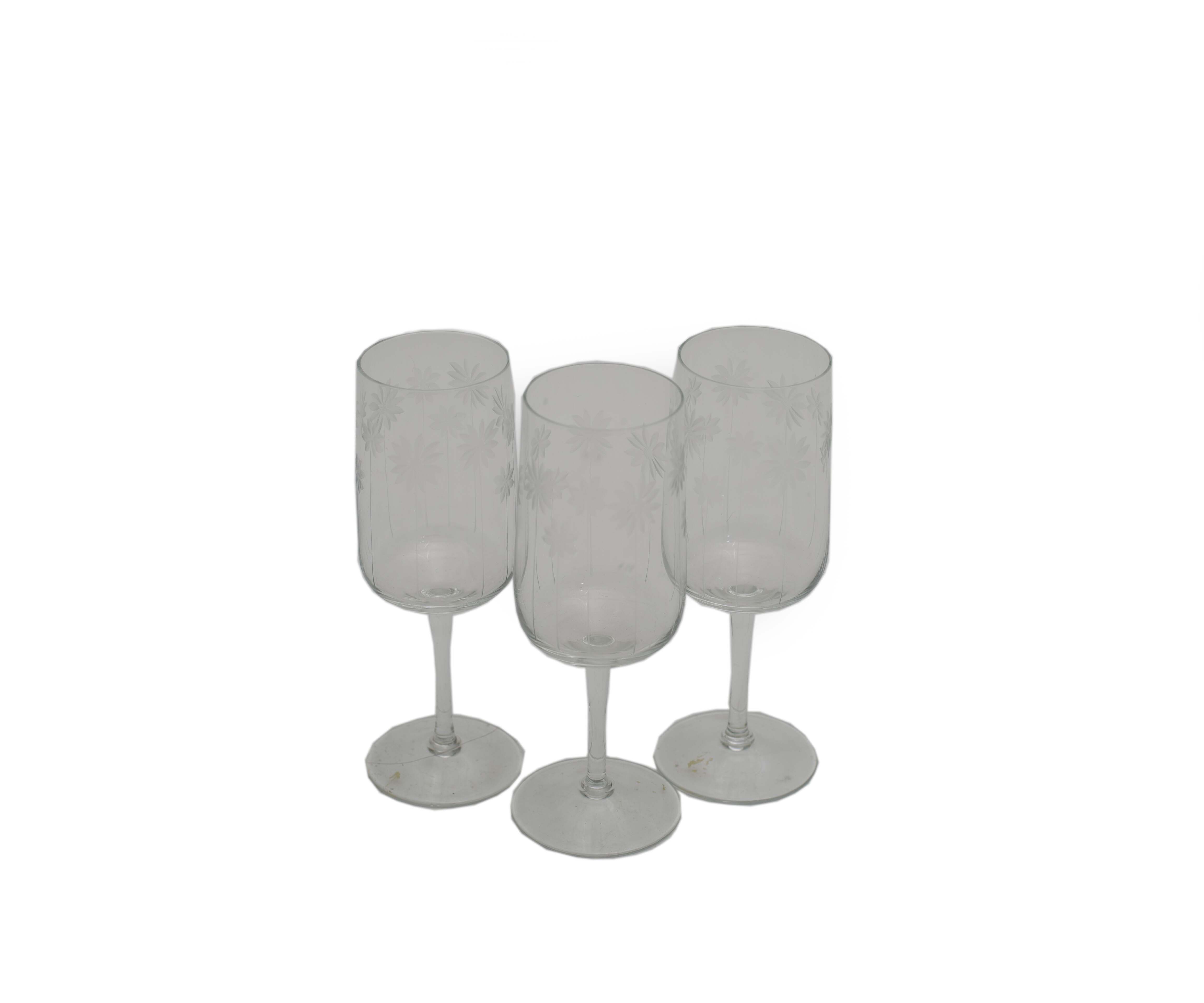 Glass Pitcher, Decanter and Cup Set