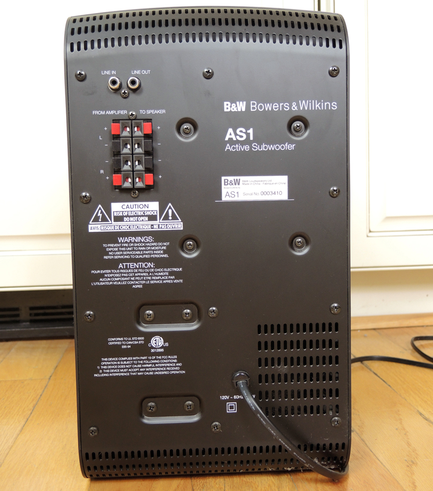 Bowers & Wilkins AS 1 Active Subwoofer