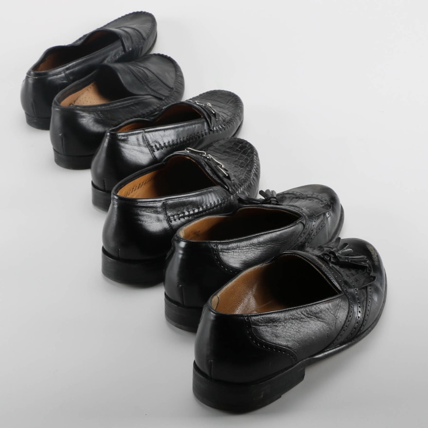 Men's Black Italian Leather Shoes