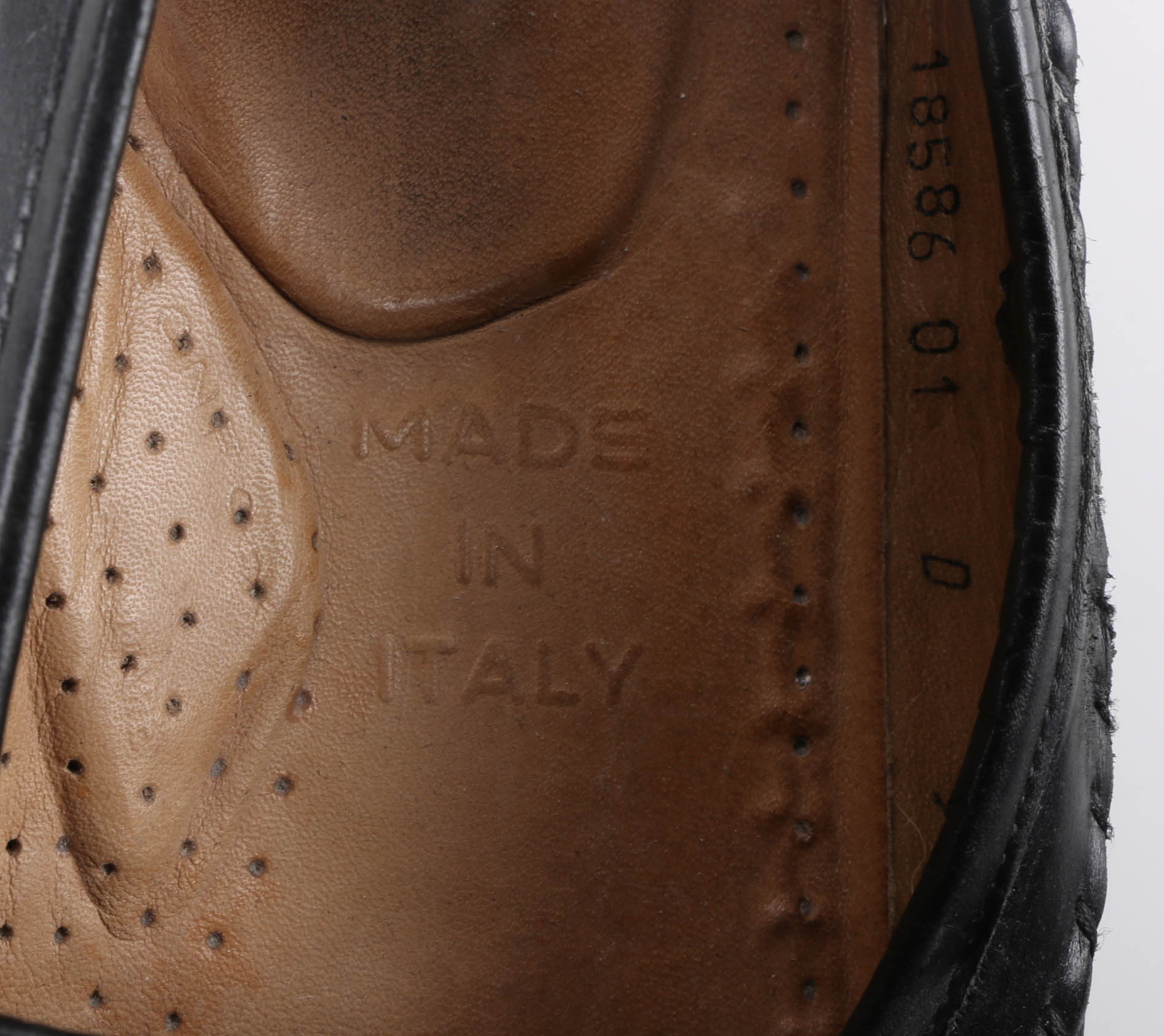 Men's Black Italian Leather Shoes