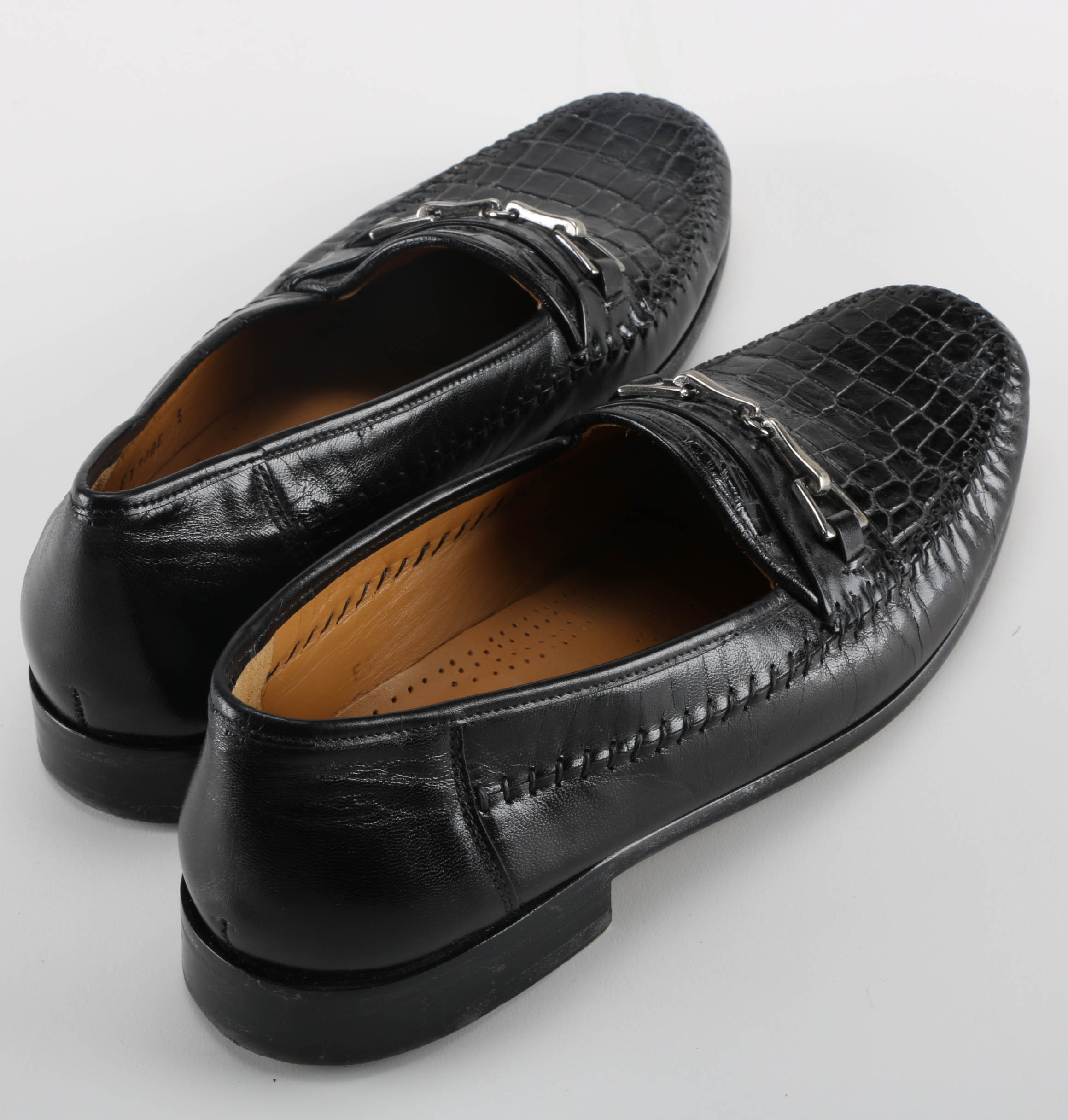 Men's Black Italian Leather Shoes