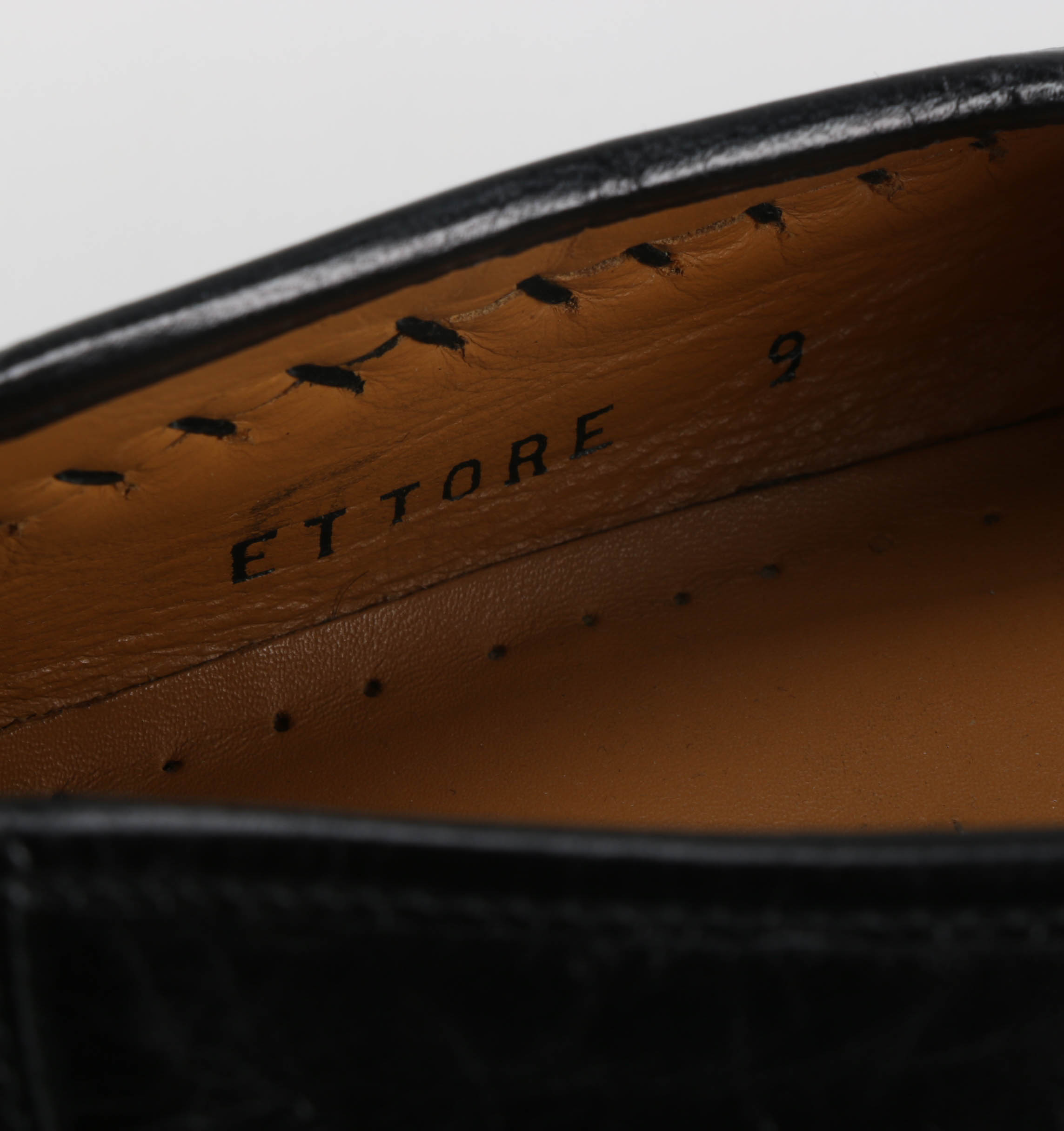 Men's Black Italian Leather Shoes