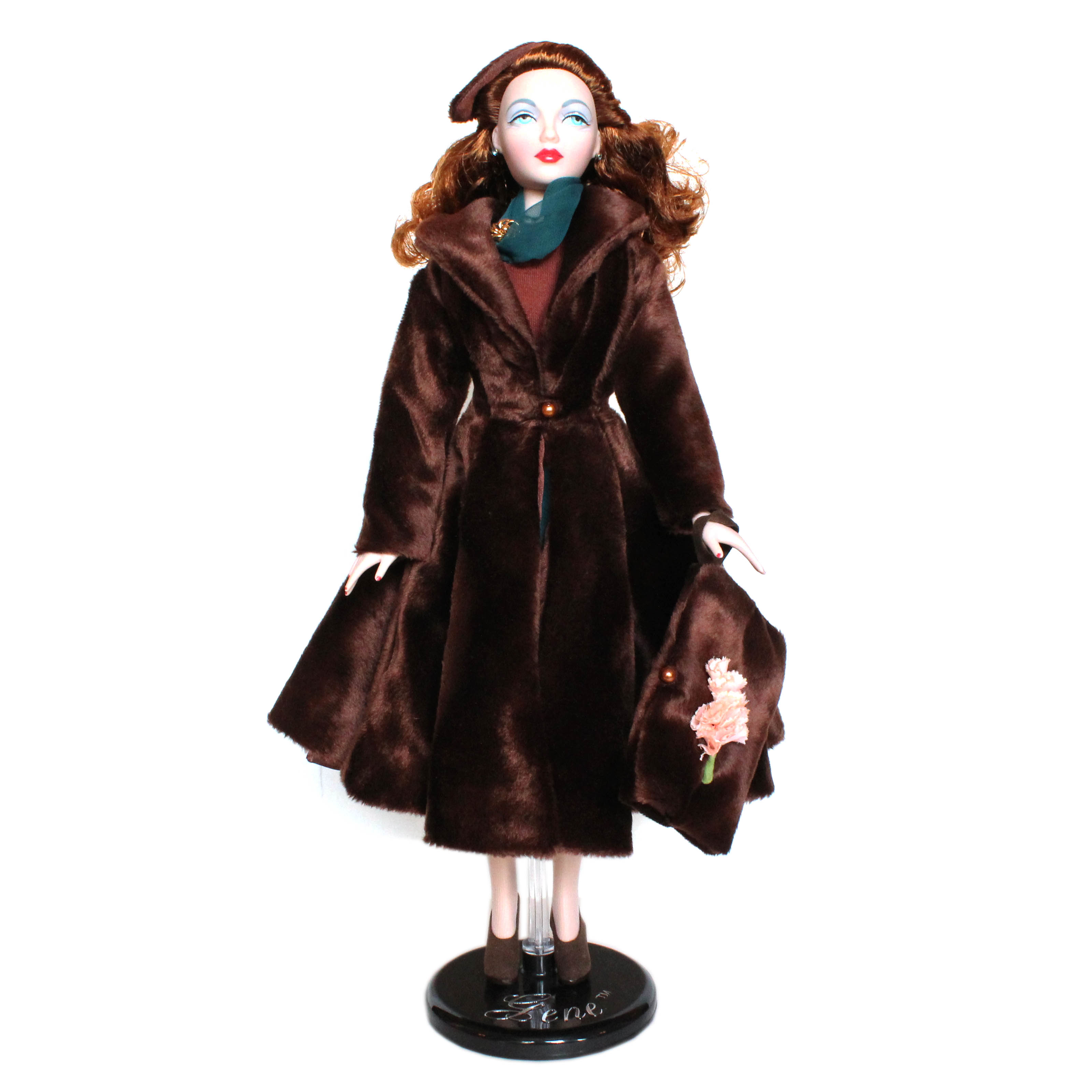 "Warmest Wishes" Doll with Faux Fur Coat Designed by Tim Kennedy