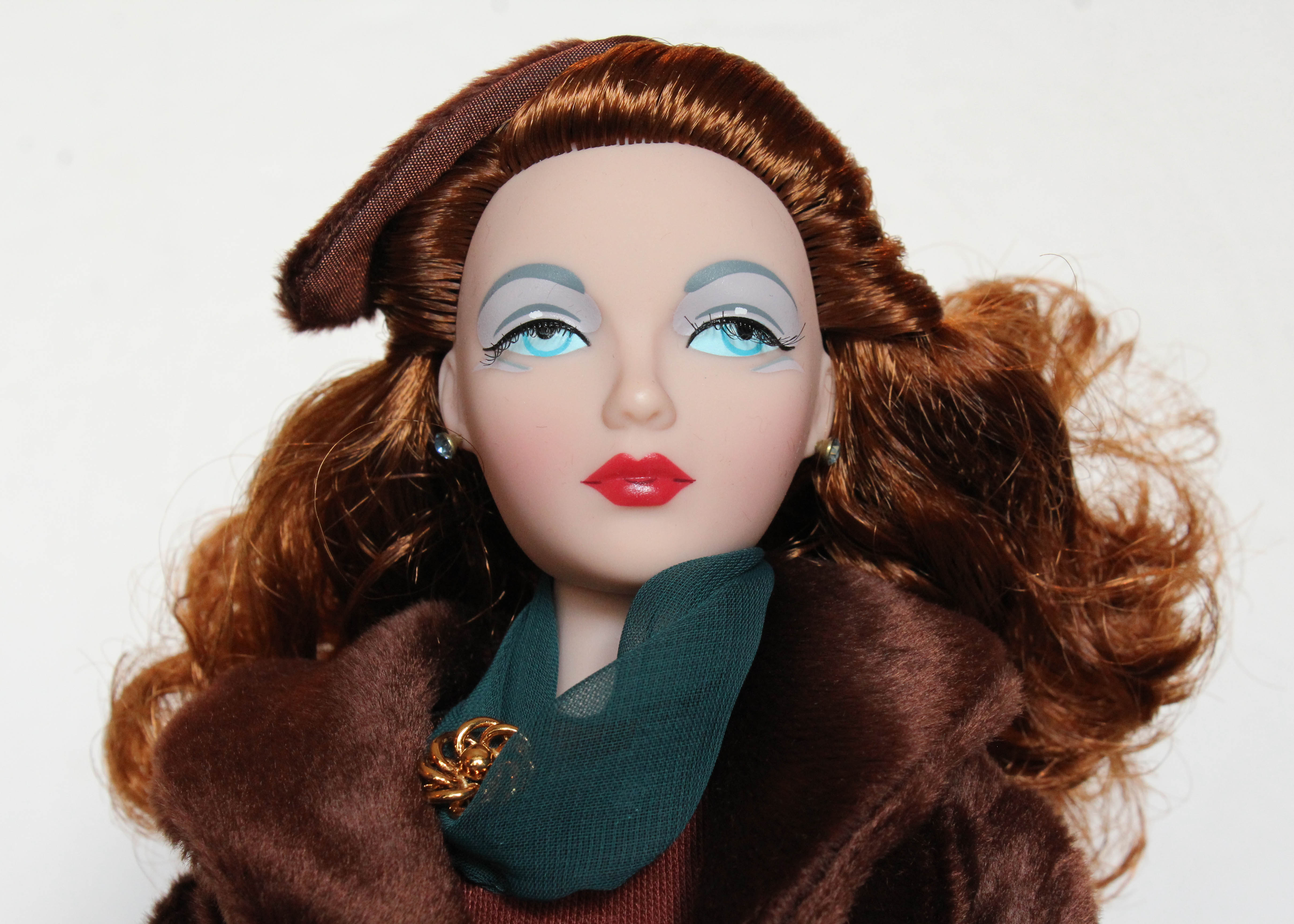 "Warmest Wishes" Doll with Faux Fur Coat Designed by Tim Kennedy