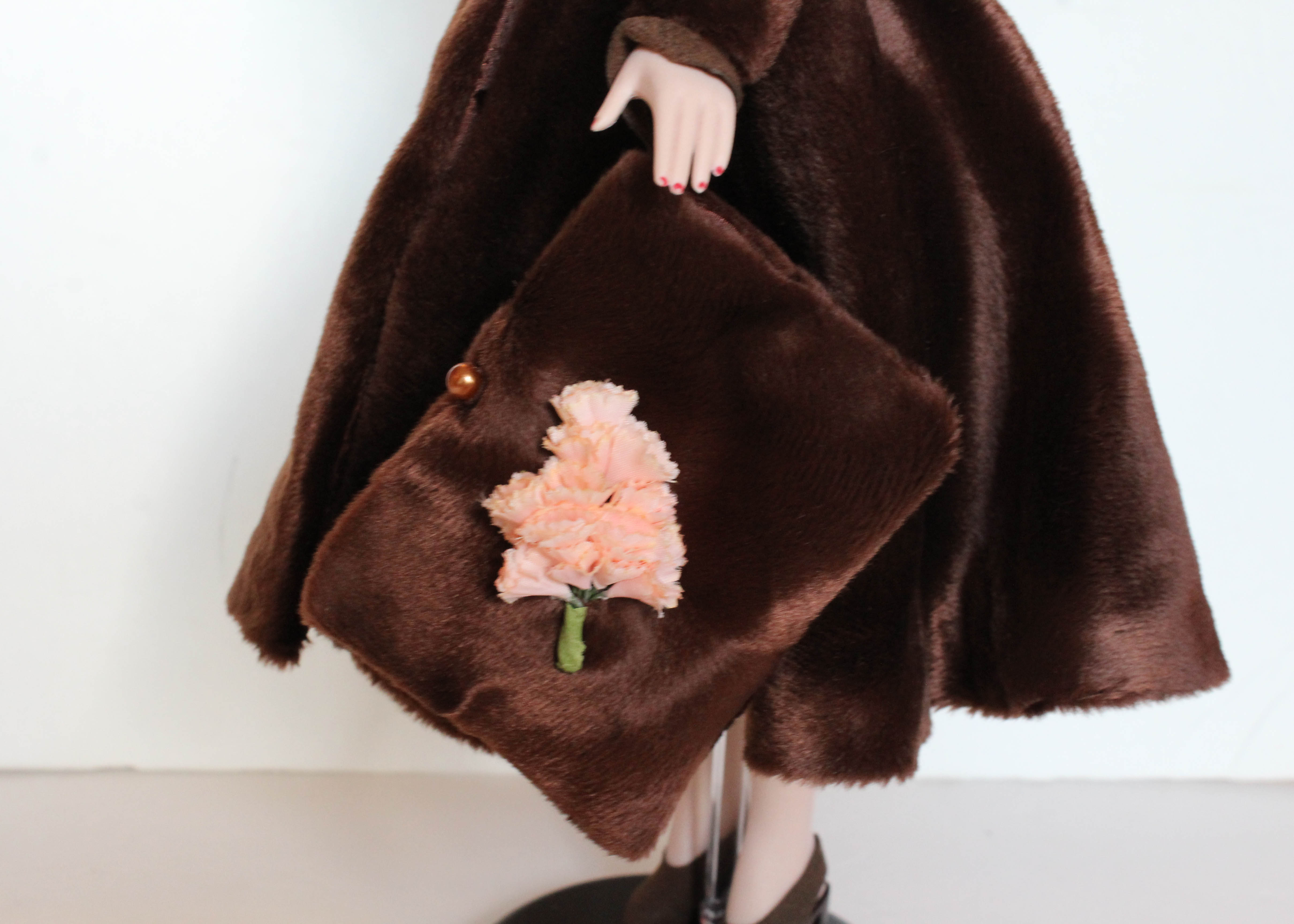 "Warmest Wishes" Doll with Faux Fur Coat Designed by Tim Kennedy