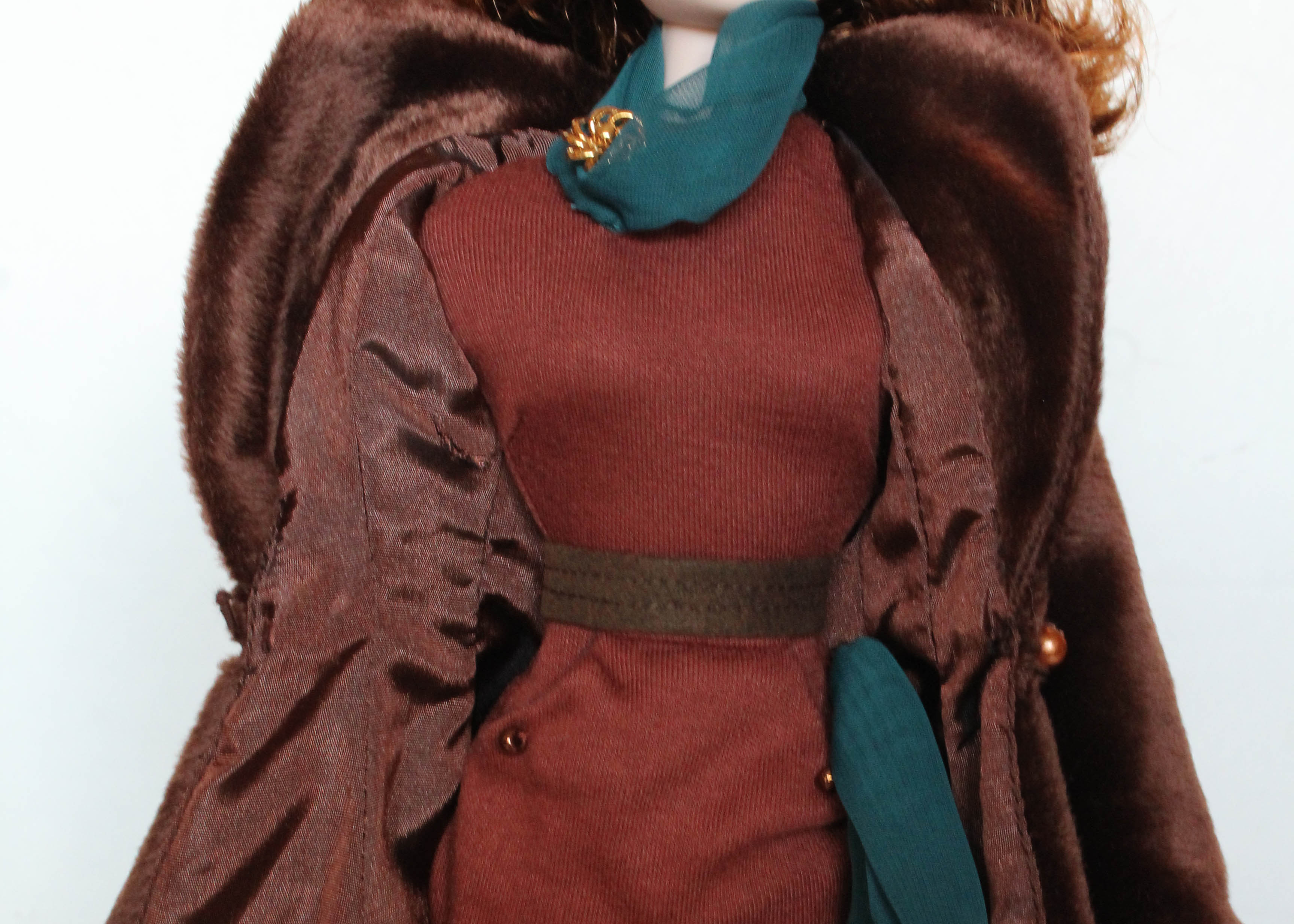 "Warmest Wishes" Doll with Faux Fur Coat Designed by Tim Kennedy