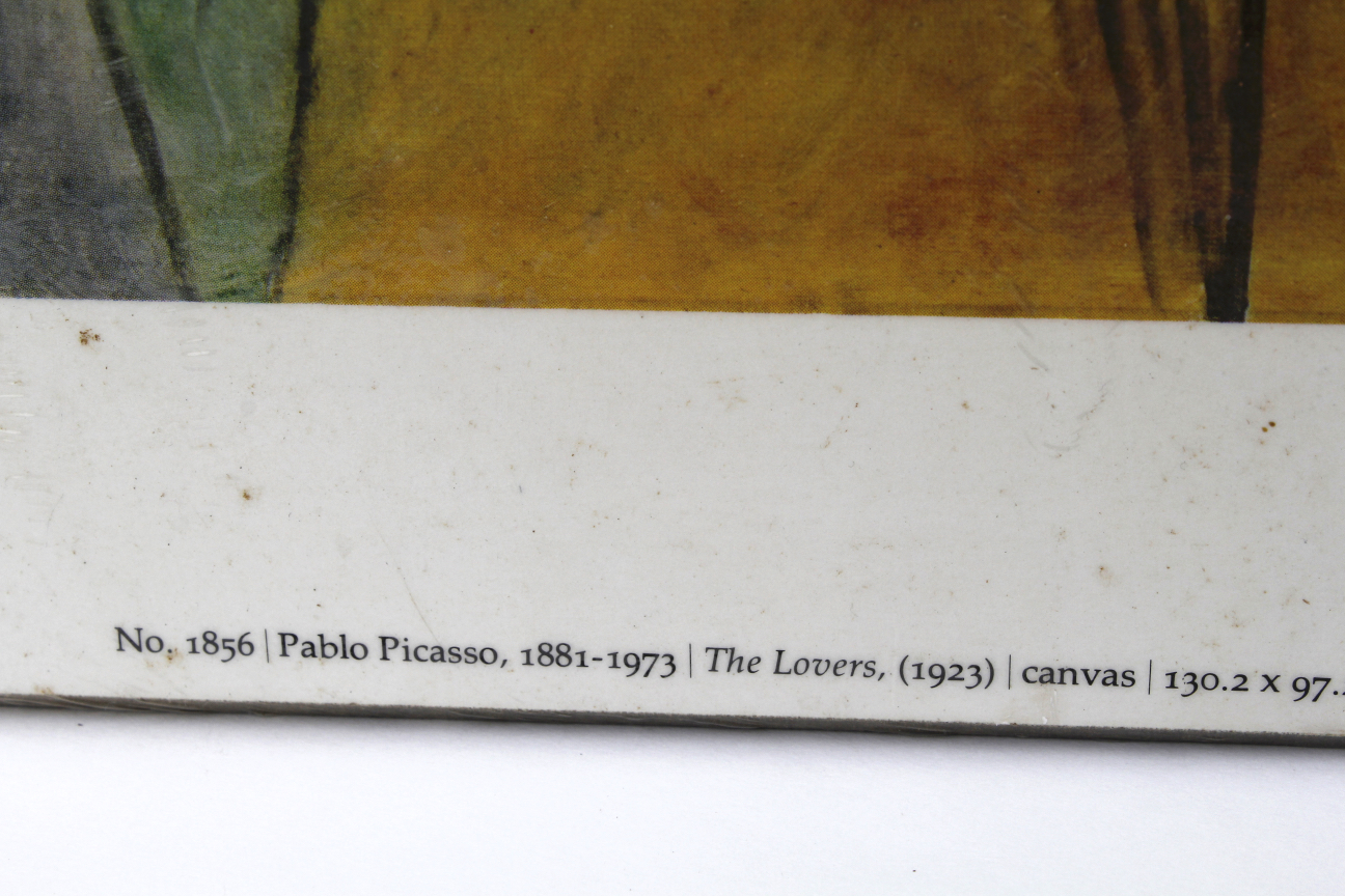 Photo Offset Lithograph after "The Lovers" by Pablo Picasso on Wood