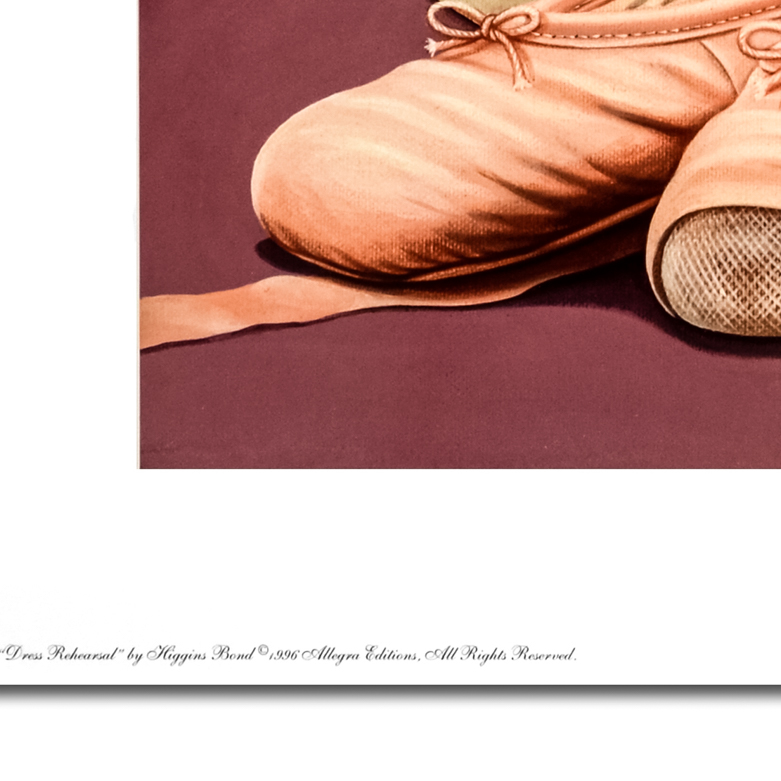 Barbara Higgins-Bond "Dress Rehearsal" Signed Lithograph on Paper