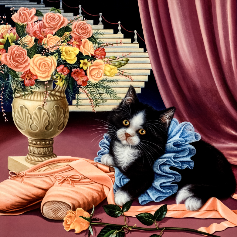 Barbara Higgins-Bond "Dress Rehearsal" Signed Lithograph on Paper