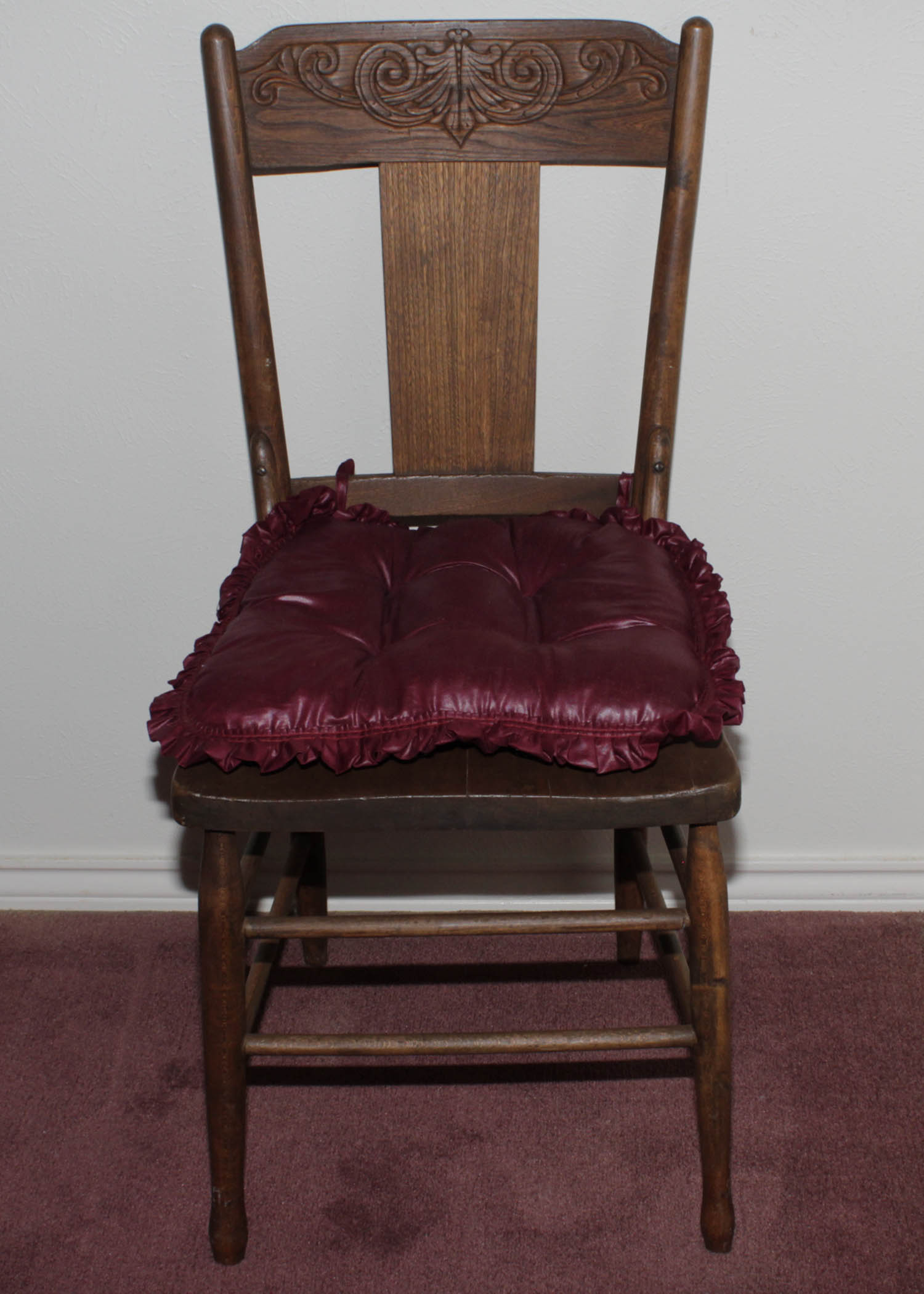 Vintage Weiman Side Table and Antique Murphy Chair
