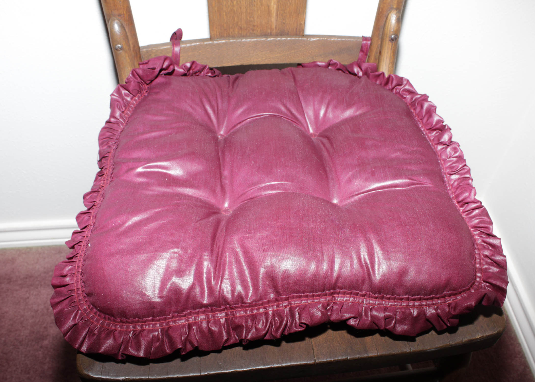 Vintage Weiman Side Table and Antique Murphy Chair