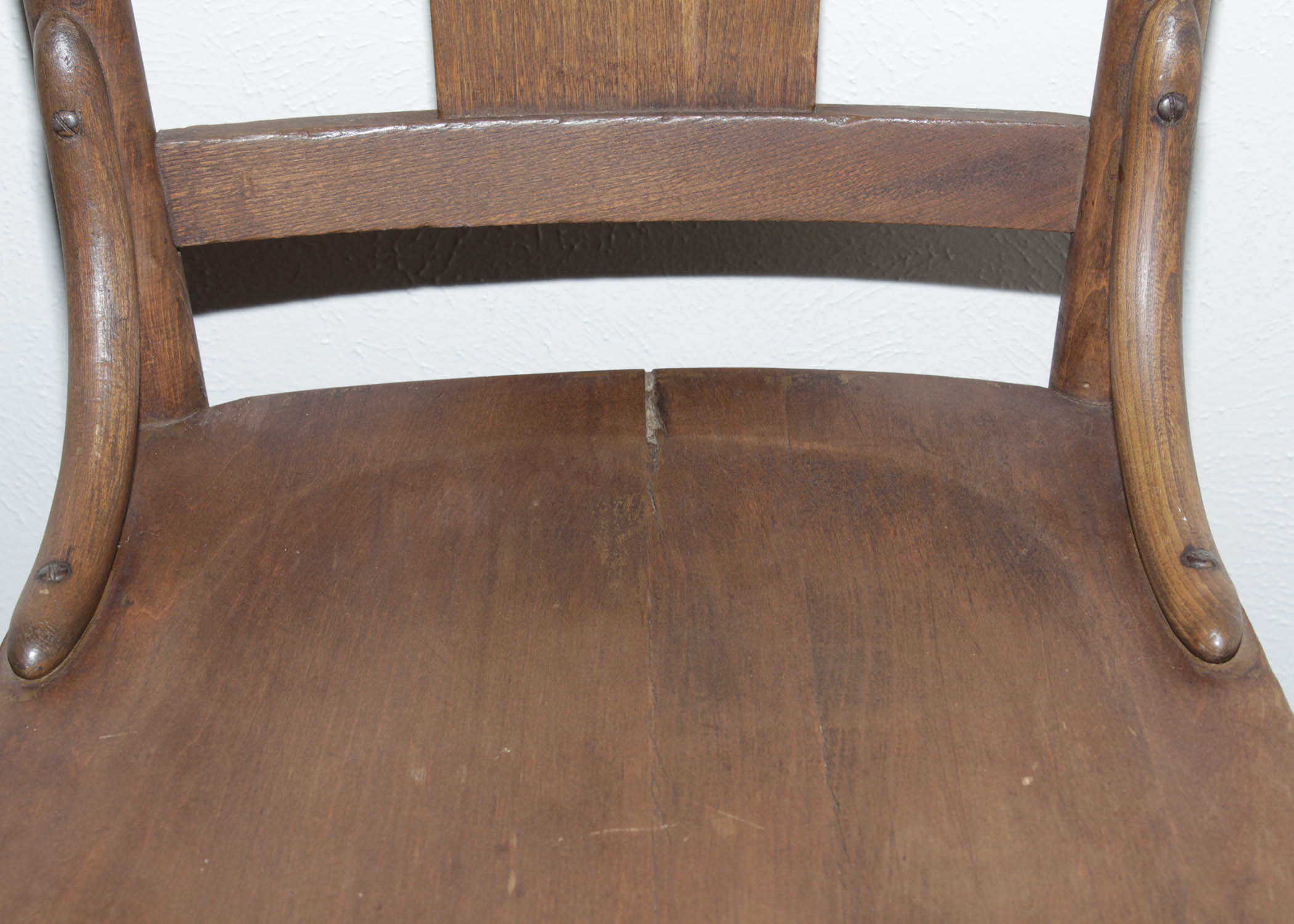 Vintage Weiman Side Table and Antique Murphy Chair