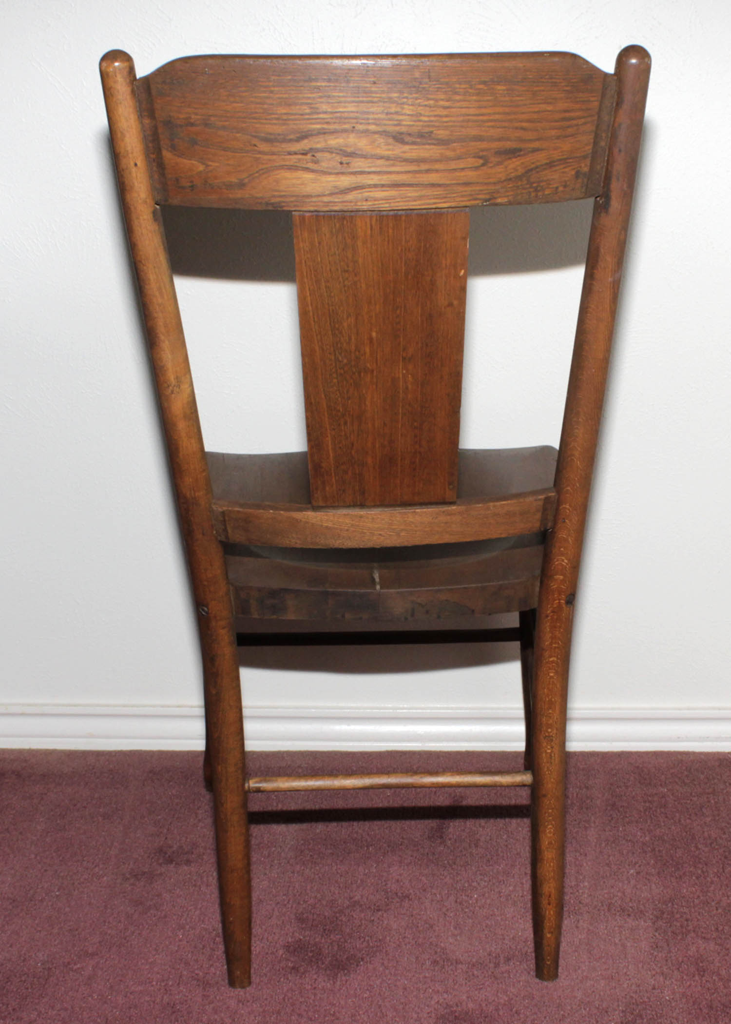 Vintage Weiman Side Table and Antique Murphy Chair