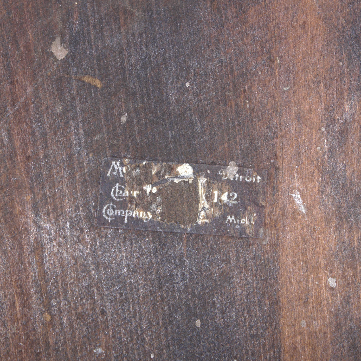 Vintage Weiman Side Table and Antique Murphy Chair