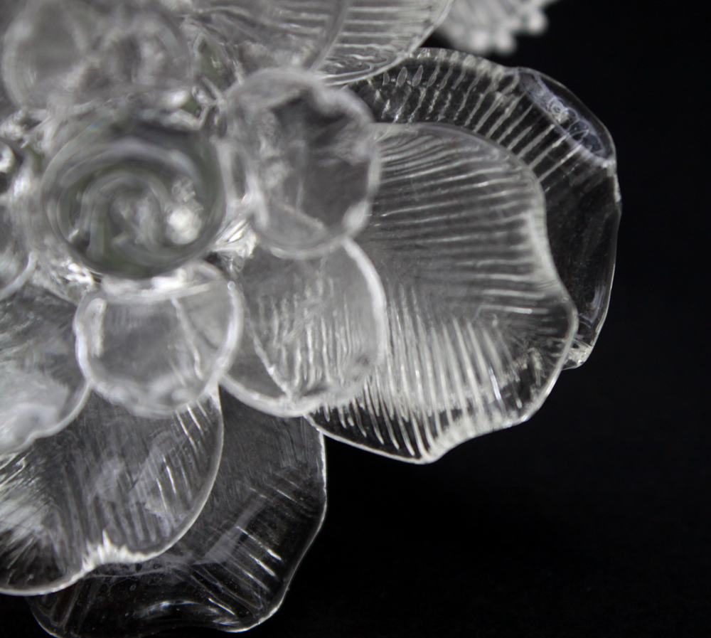 Waterford Feurology Crystal Rose Flower