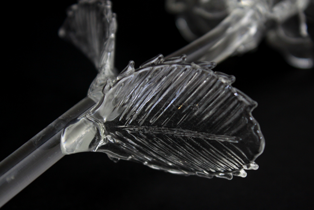 Waterford Feurology Crystal Rose Flower