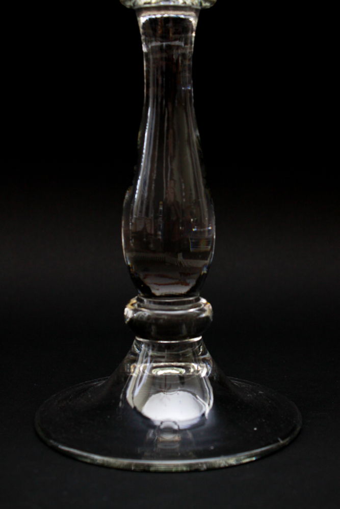 Collection of Glass Candlesticks