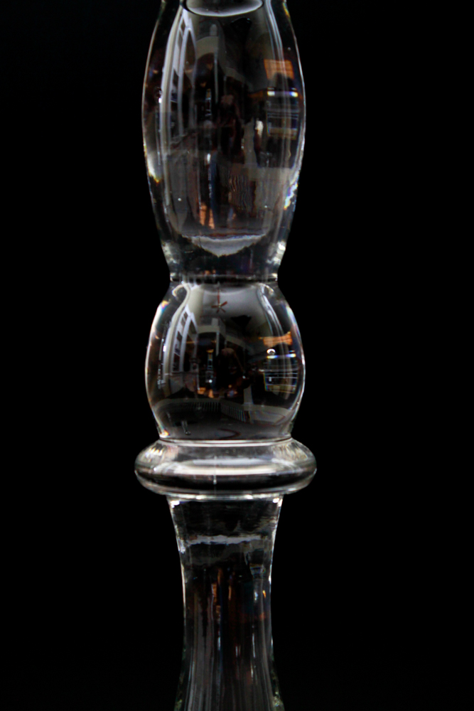 Collection of Glass Candlesticks