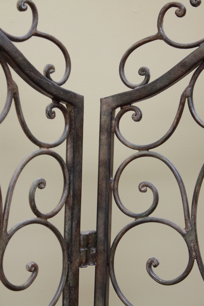 Wrought Iron Folding Screen