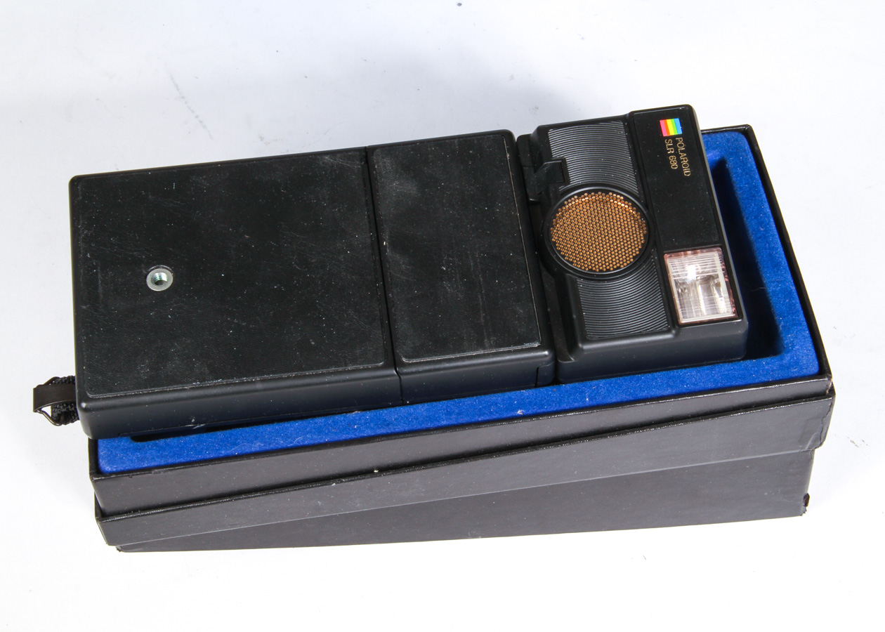 Vintage Polaroid Land Camera With Film