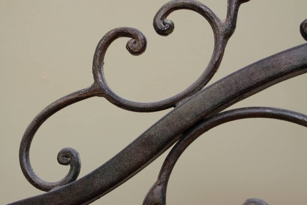 Wrought Iron Folding Screen