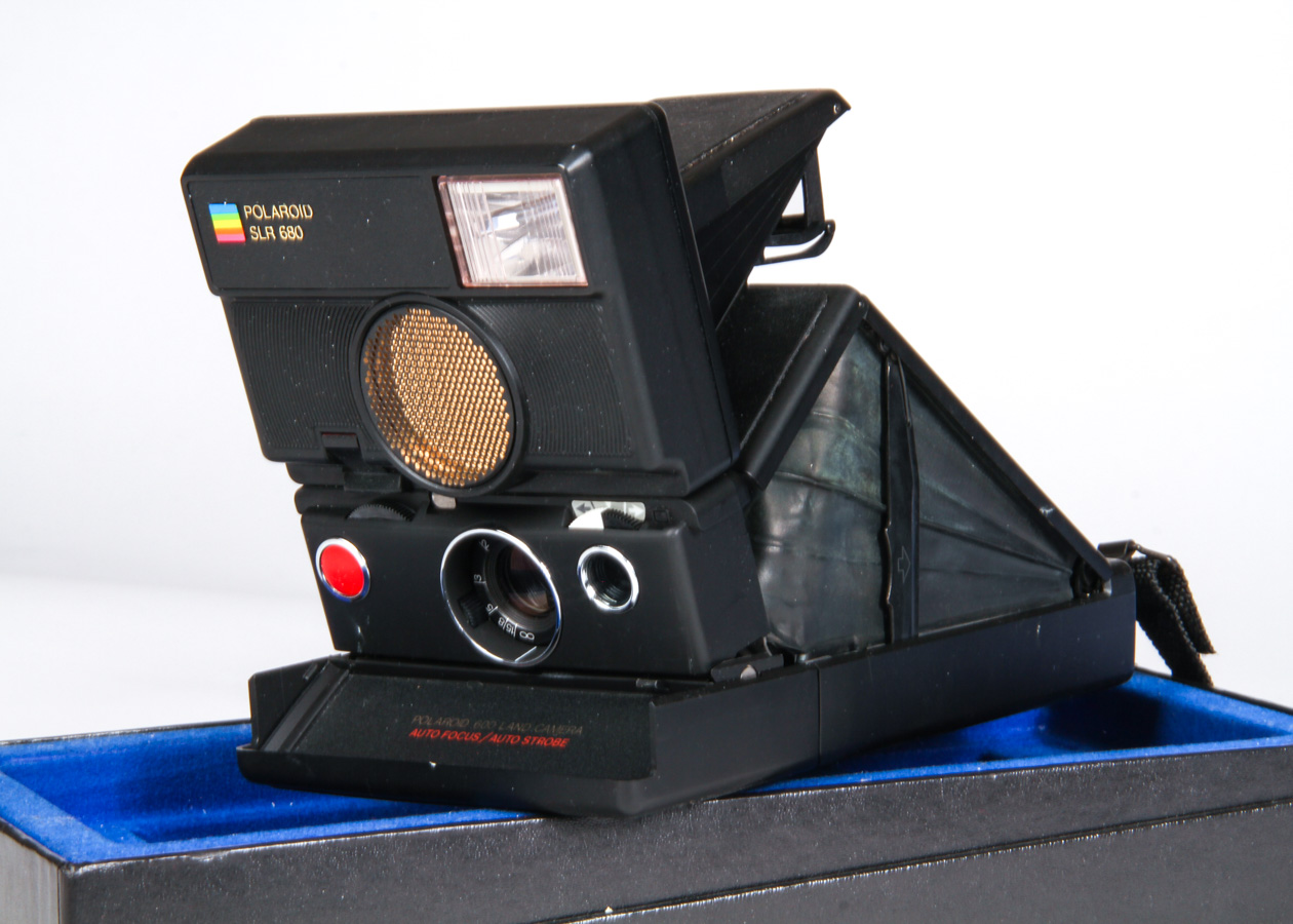 Vintage Polaroid Land Camera With Film