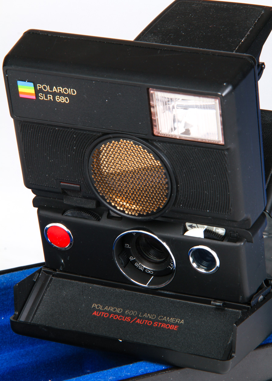 Vintage Polaroid Land Camera With Film