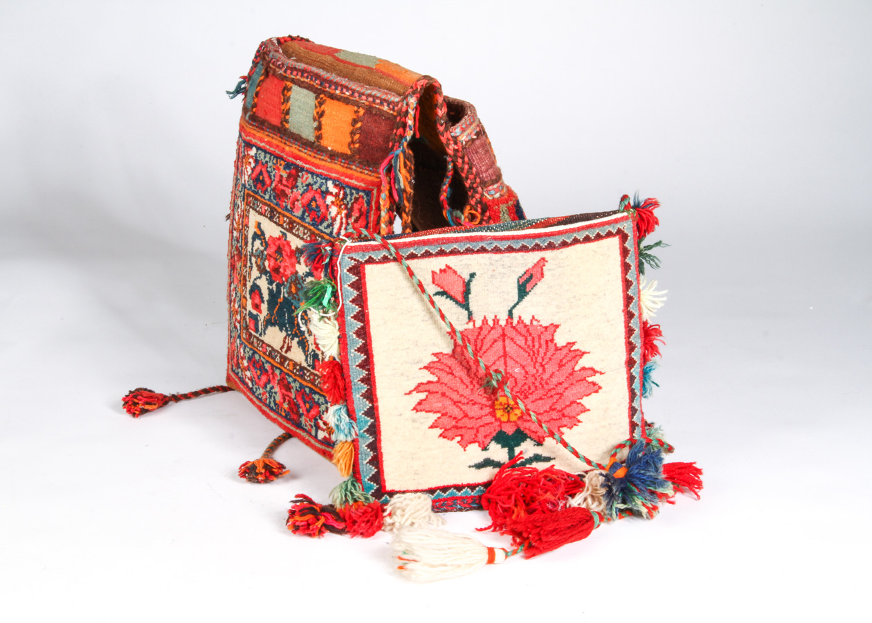 Vintage Carpet Bag and Saddle Bag