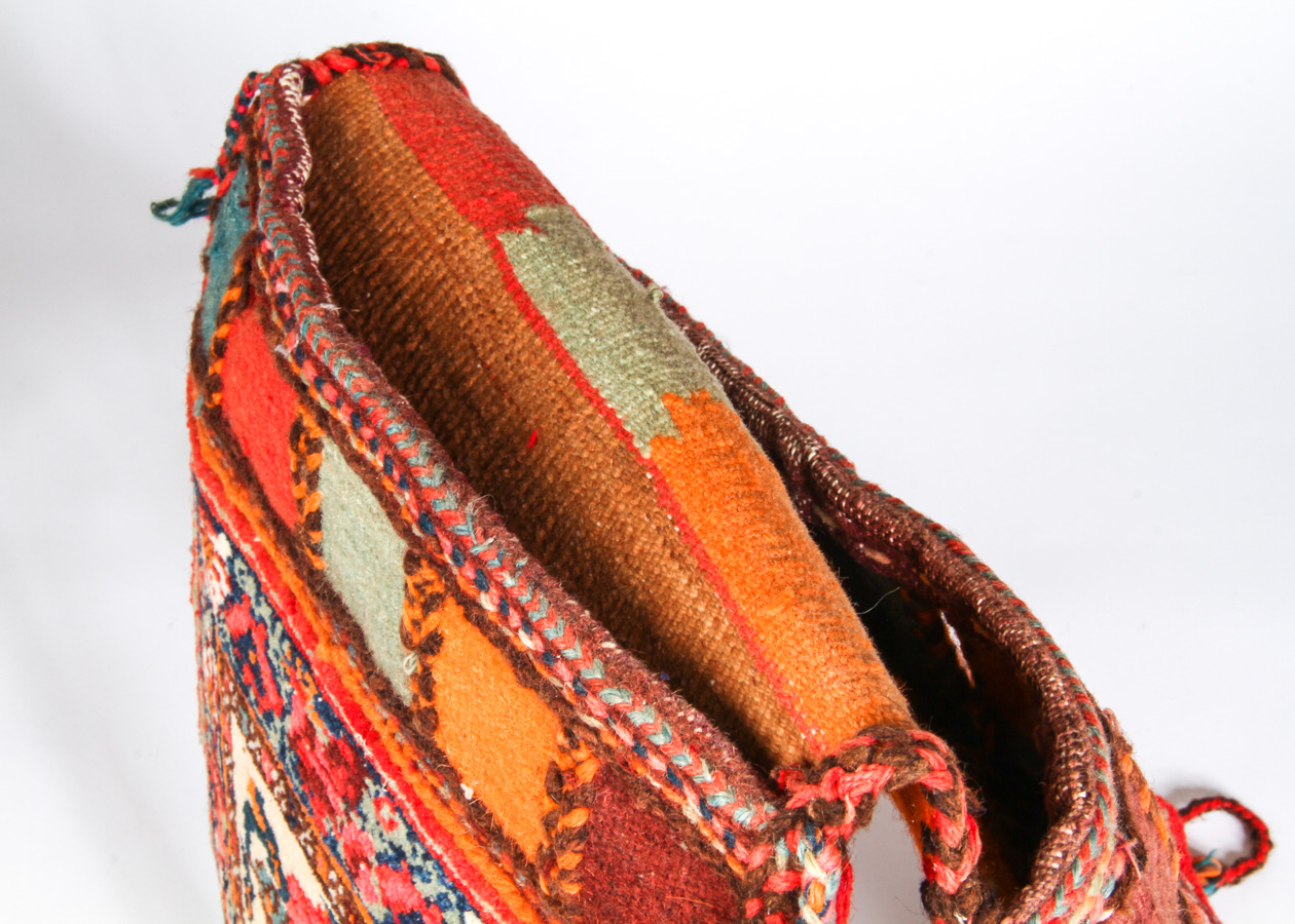 Vintage Carpet Bag and Saddle Bag
