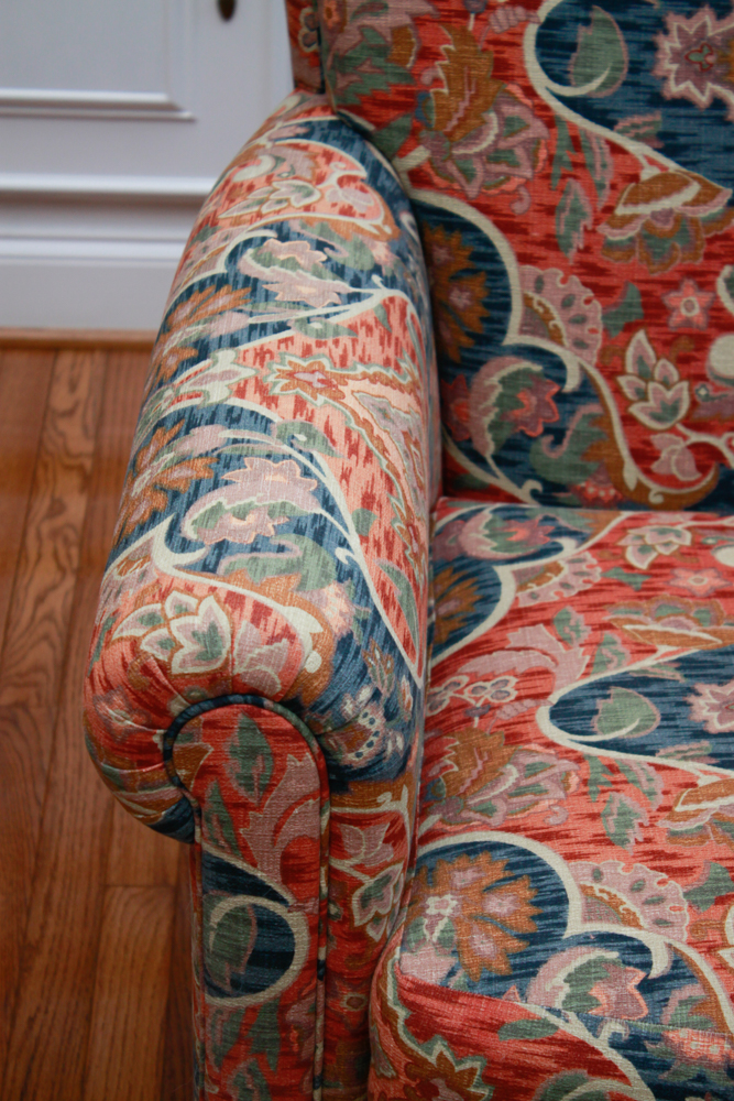 Pair of Upholstered Arm Chairs