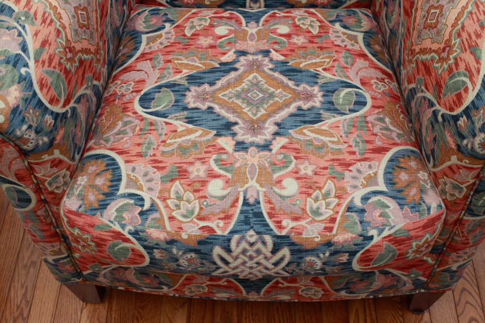 Pair of Upholstered Arm Chairs
