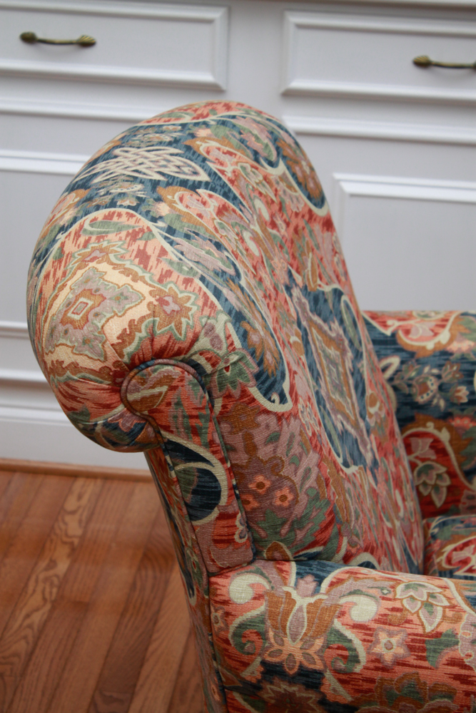 Pair of Upholstered Arm Chairs
