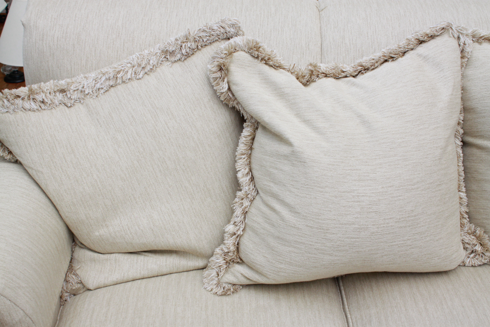 Drexel Heritage Cream Upholstered Sofa