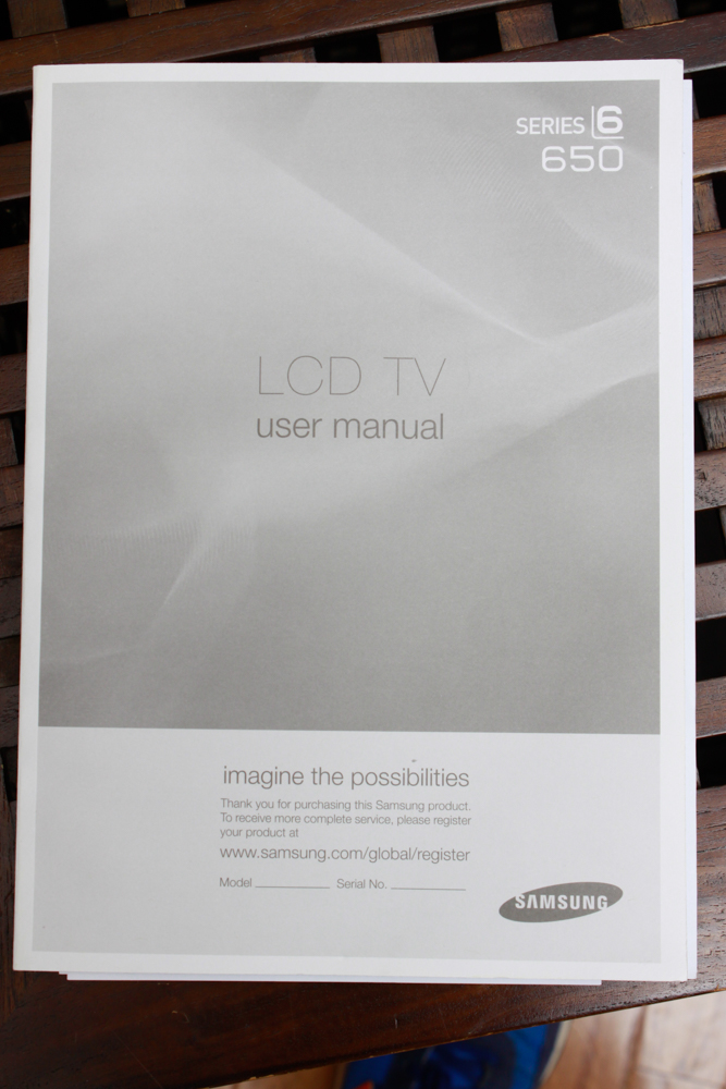 Samsung 40" Flat-Screen Television With Remote