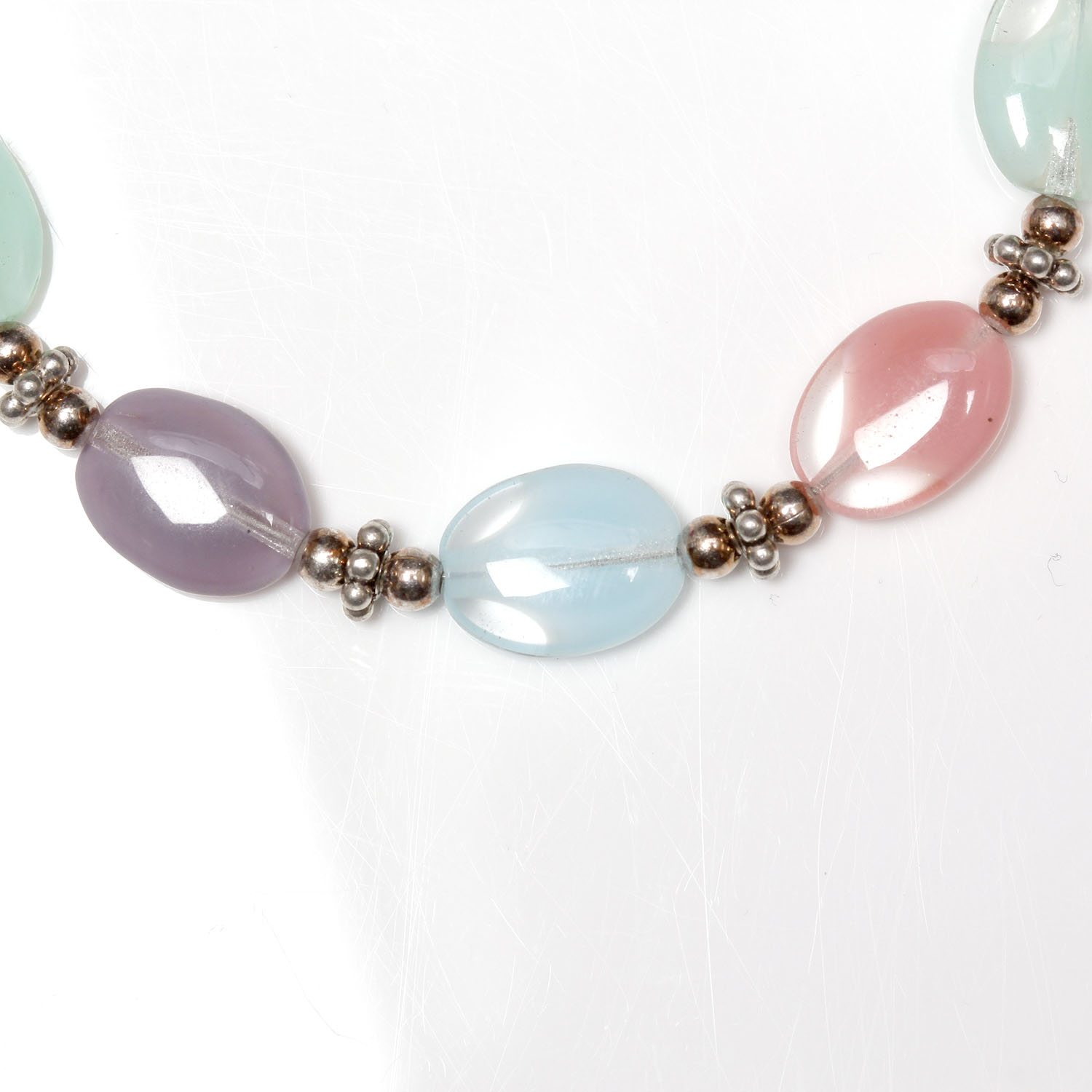 Sterling Silver Fancy Beaded Bracelet