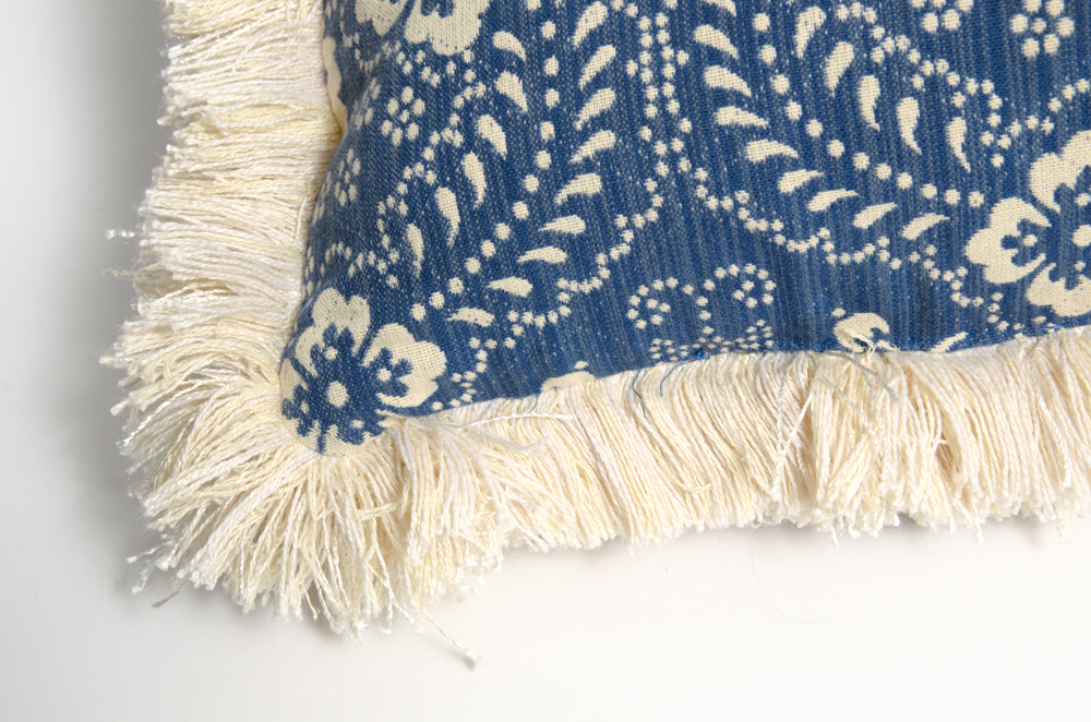 Collection of Assorted Red and Blue Pillows