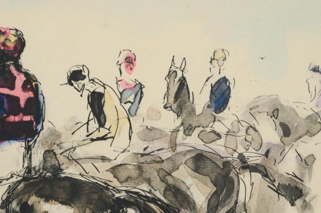 Jose Luis Rey-Vila Signed Limited Edition Hand-colored Lithograph