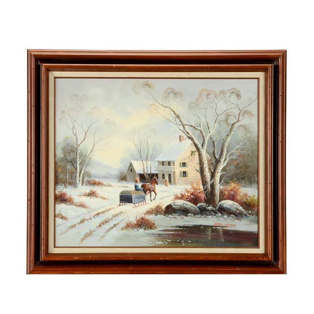 Larry Mayer Original Oil Painting
