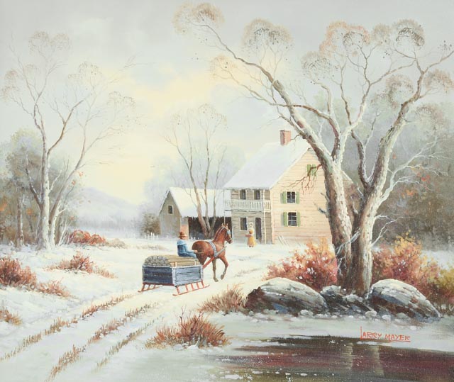 Larry Mayer Original Oil Painting