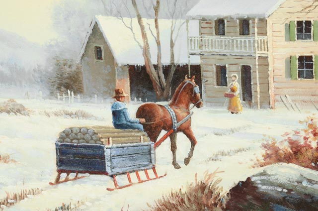 Larry Mayer Original Oil Painting